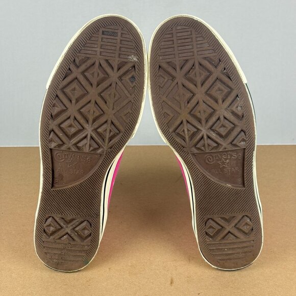 Converse Chuck 70 High Top Canvas Sneakers Womens 10 Pink White Lace Up - Picture 9 of 12